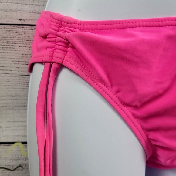Tahiti‎ Neon Pink Bikini Swimsuit Size S - Picture 3 of 9